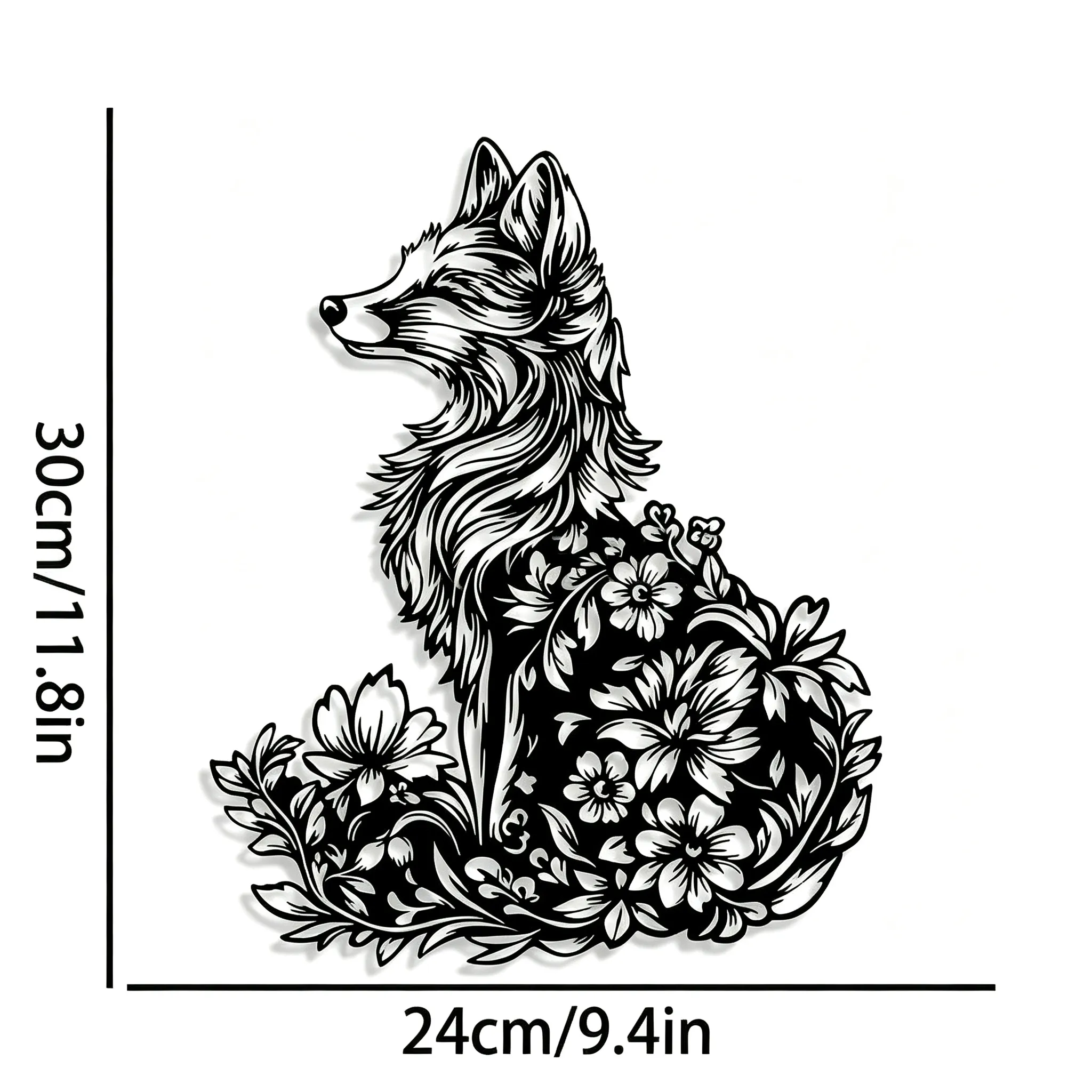 Wrought Iron Laser Cutting Wall Mural Home Decoration