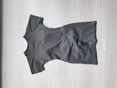 Women Fashion Solid Color Short-Sleeve Backless Seamless Yoga Sports Rompers