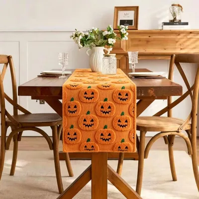 Halloween Fashion 33*233cm Table Printed Dining Table Decorative Tablecloth