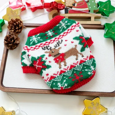 Christmas Fashion Cute Autumn Winter Pet Dog Cat Sweater