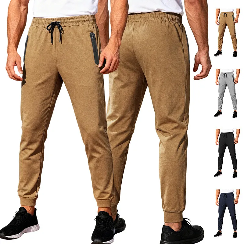 Men'S Fashion Casual Spring And Summer Quick-Drying Slim Fit Pants