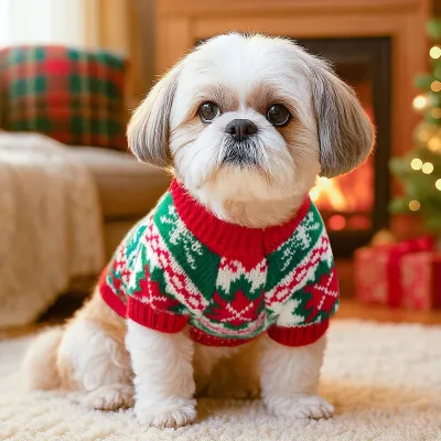 Christmas Fashion Cute Autumn And Winter Pet Clothes