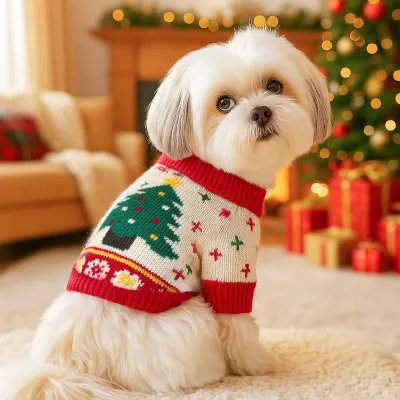 Christmas Fashion Cute Autumn And Winter Pet Clothes