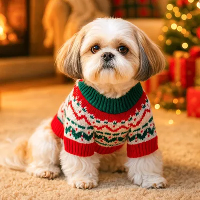 Christmas Fashion Cute Autumn And Winter Pet Clothes