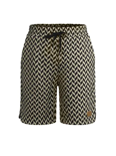 Men'S Fashion Casual Herringbone Jacquard Loose Breathable Shorts