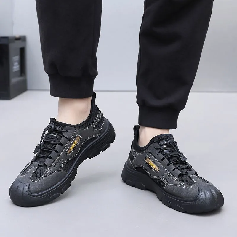 Men'S Fashion Casual Mountaineering Non-Slip Wear-Resistant Soft Sole Sneakers