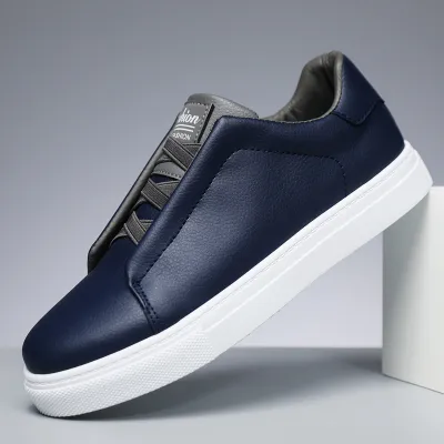 Men'S Fashion Casual Solid Color Low Top Non-Slip Sneakers