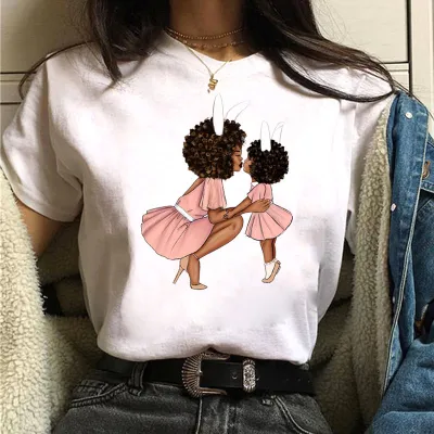 Women Fashion Casual Printed Short-Sleeve T-Shirt