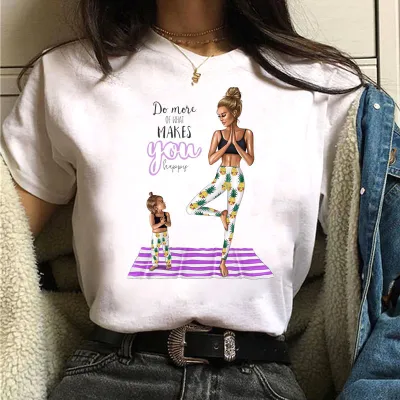 Women Fashion Casual Printed Short-Sleeve T-Shirt