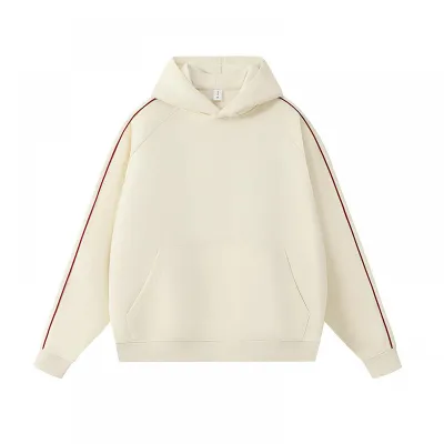 Men Fashion Casual Cotton Autumn Cotton 380gsm Long-Sleeve Loose Hoodies