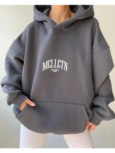 Women'S Fashion Casual Letter Print Long Sleeve Loose Hoodies