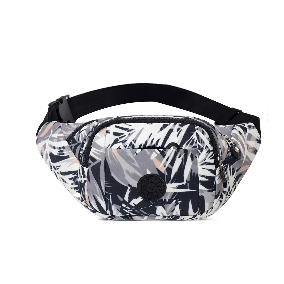 Women'S Fashion Casual Colorful Printing Large Capacity Lightweight Chest Bag