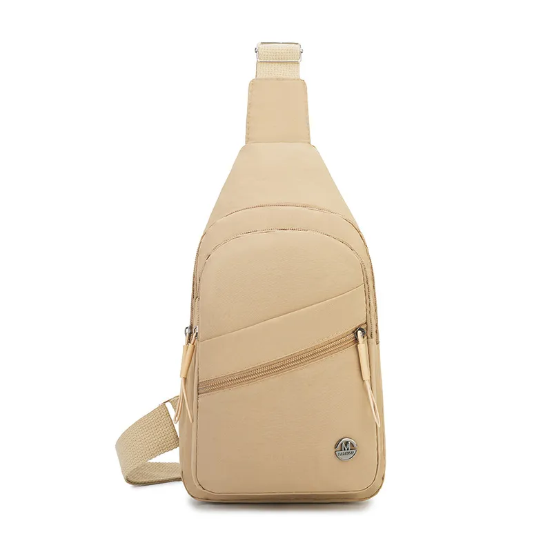 Women Fashion Casual Solid Color Lightweight Chest Bag