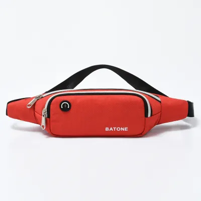 Women Fashion Casual Canvas Sports Lightweight Waterproof Wear-Resistant Chest Bag