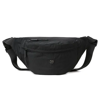 Women Fashion Casual Solid Color Portable Chest Bag