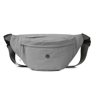 Women Fashion Casual Solid Color Portable Chest Bag