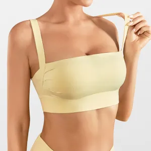 Women Fashion Solid Color Shock-Proof Push-Up Yoga Sports Bra