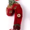 Pattern Small Pendant-Crutches