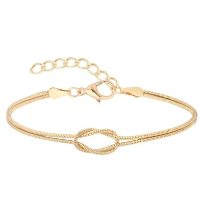 Women Fashion Simple Knotted Bracelet