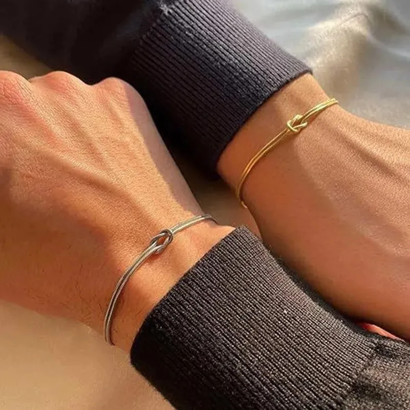 Women Fashion Simple Knotted Bracelet