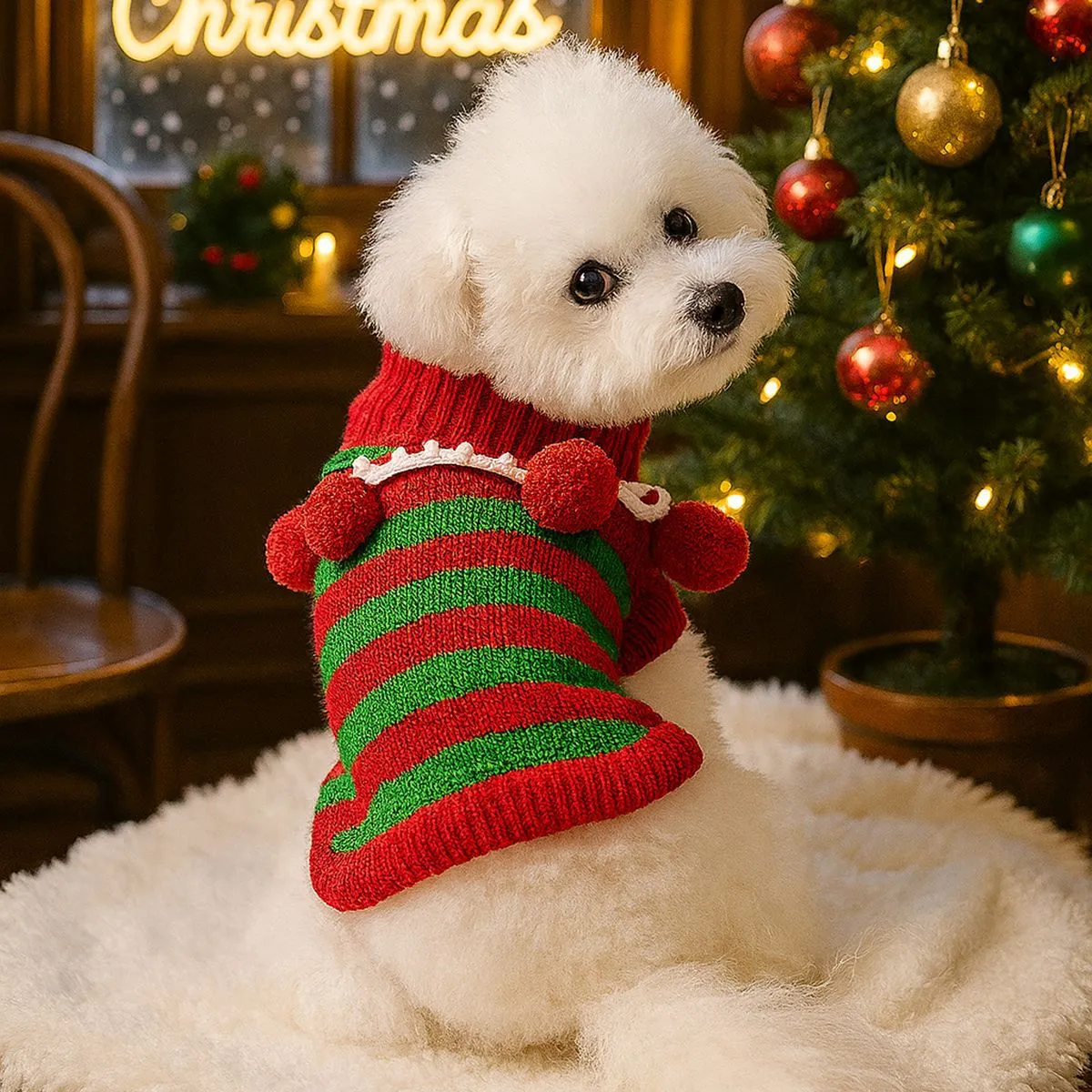 Christmas Fashion Autumn And Winter Cute Pet Sweater