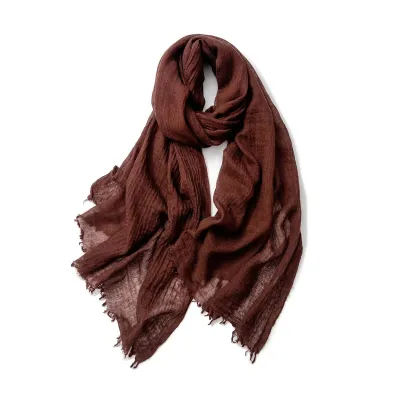 Women Fashion Casual Solid Color Thin Spring And Autumn Scarf
