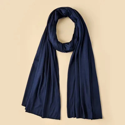 Women Fashion Cotton Solid Color Hijab Scarf