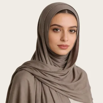 Women Fashion Cotton Solid Color Hijab Scarf