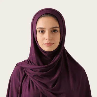 Women Fashion Cotton Solid Color Hijab Scarf