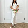 White Background With Red Flowers
