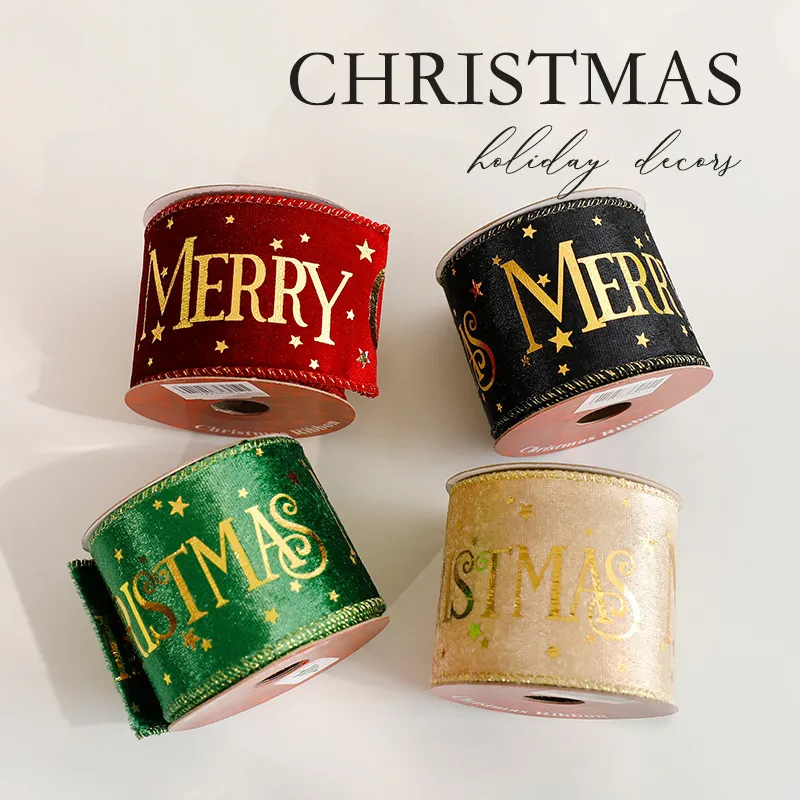 Christmas  Hanging Ornaments DIY Ribbon Christmas Tree Decorations Pendant