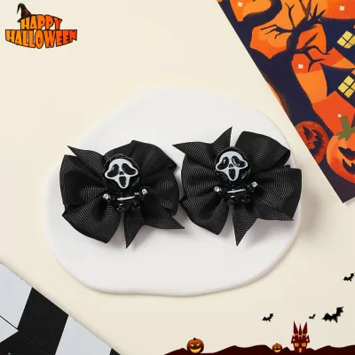 Halloween Women Fashion Cute Dark Style Funny Pumpkin Hair Accessories Hairpin