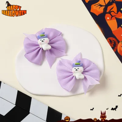 Halloween Women Fashion Cute Dark Style Funny Pumpkin Hair Accessories Hairpin