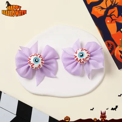 Halloween Women Fashion Cute Dark Style Funny Pumpkin Hair Accessories Hairpin
