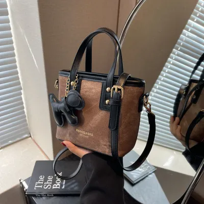 Women Fashion Casual Retro Bucket Handbag