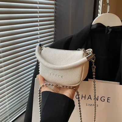 Women Fashion Casual Simple Solid Color Corssbody Bag