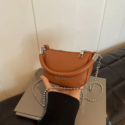 Women Fashion Casual Simple Solid Color Corssbody Bag