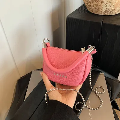Women Fashion Casual Simple Solid Color Corssbody Bag