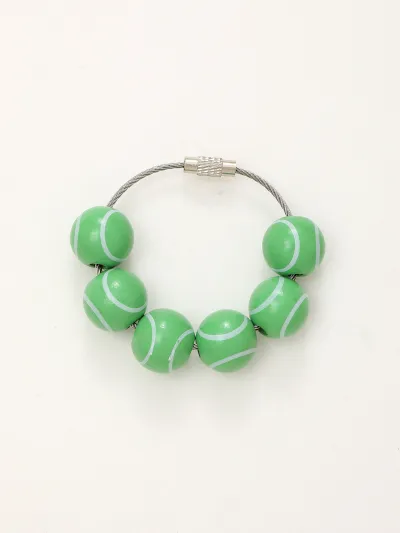 Fashion Creative Football Basketball Pendant Keychain