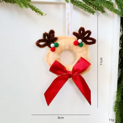 Christmas Bow Christmas Tree Decoration Wreath Pendant