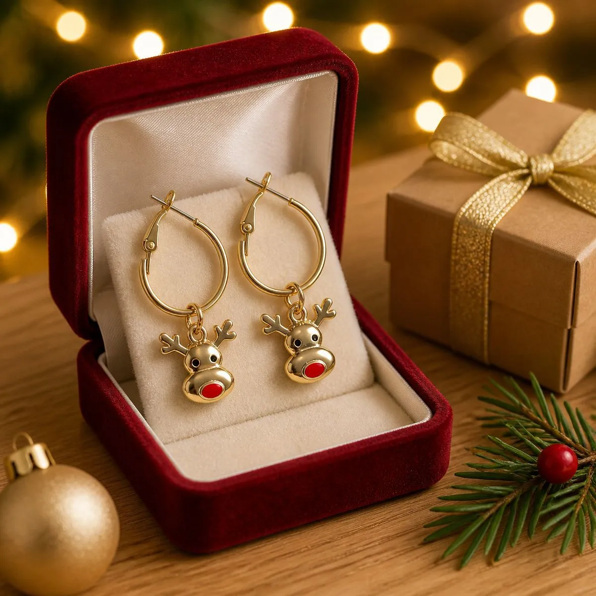 Christmas Women Fashion Reindeer Earrings