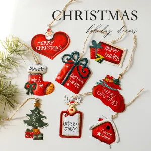Christmas Decorations Santa Claus Snowman Socks Christmas Tree Ornaments