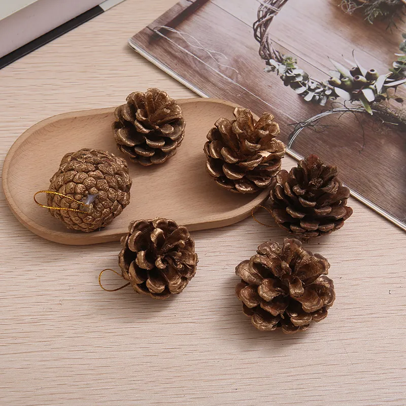 Christmas Decoration Pine Cone 4cm Accessories Pendant