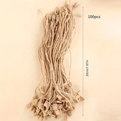 Christmas 20cm Bullet Gold And Silver Wire Hanging Rope Pendant Hanging Rope 100pcs/Set