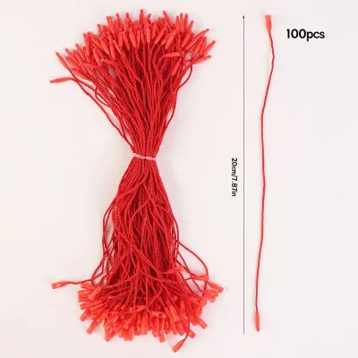 Christmas 20cm Bullet Gold And Silver Wire Hanging Rope Pendant Hanging Rope 100pcs/Set