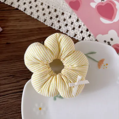 Kids Girls Fashion Cute Sweet Fabric Three-Dimensional Cotton Hair Tie
