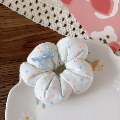 Kids Girls Fashion Cute Sweet Fabric Three-Dimensional Cotton Hair Tie