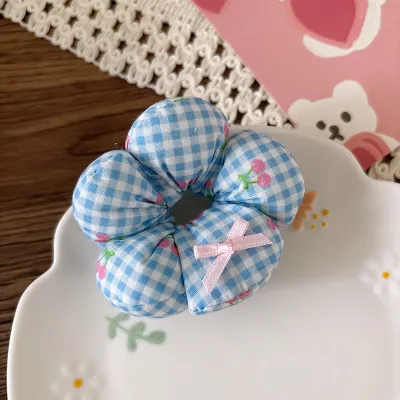 Kids Girls Fashion Cute Sweet Fabric Three-Dimensional Cotton Hair Tie