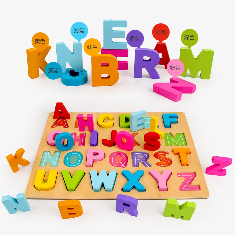 Digital Alphabet Pinyin Building Blocks Puzzle