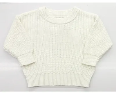 Kids Baby Boys And Girls Fashion Autumn And Winter Long-Sleeve Sweater